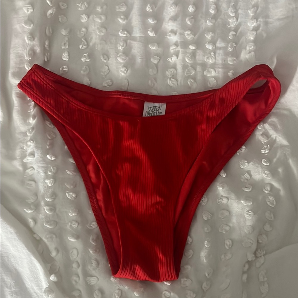 Wild Fable Scarlet Swim Bottom